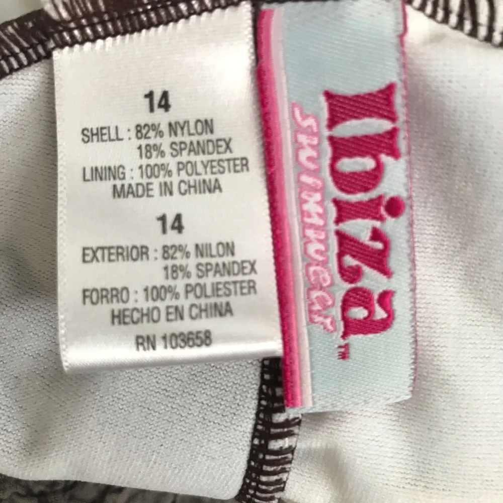 Chocolate brown halter swim suit in EUC. - Picture 3 of 9